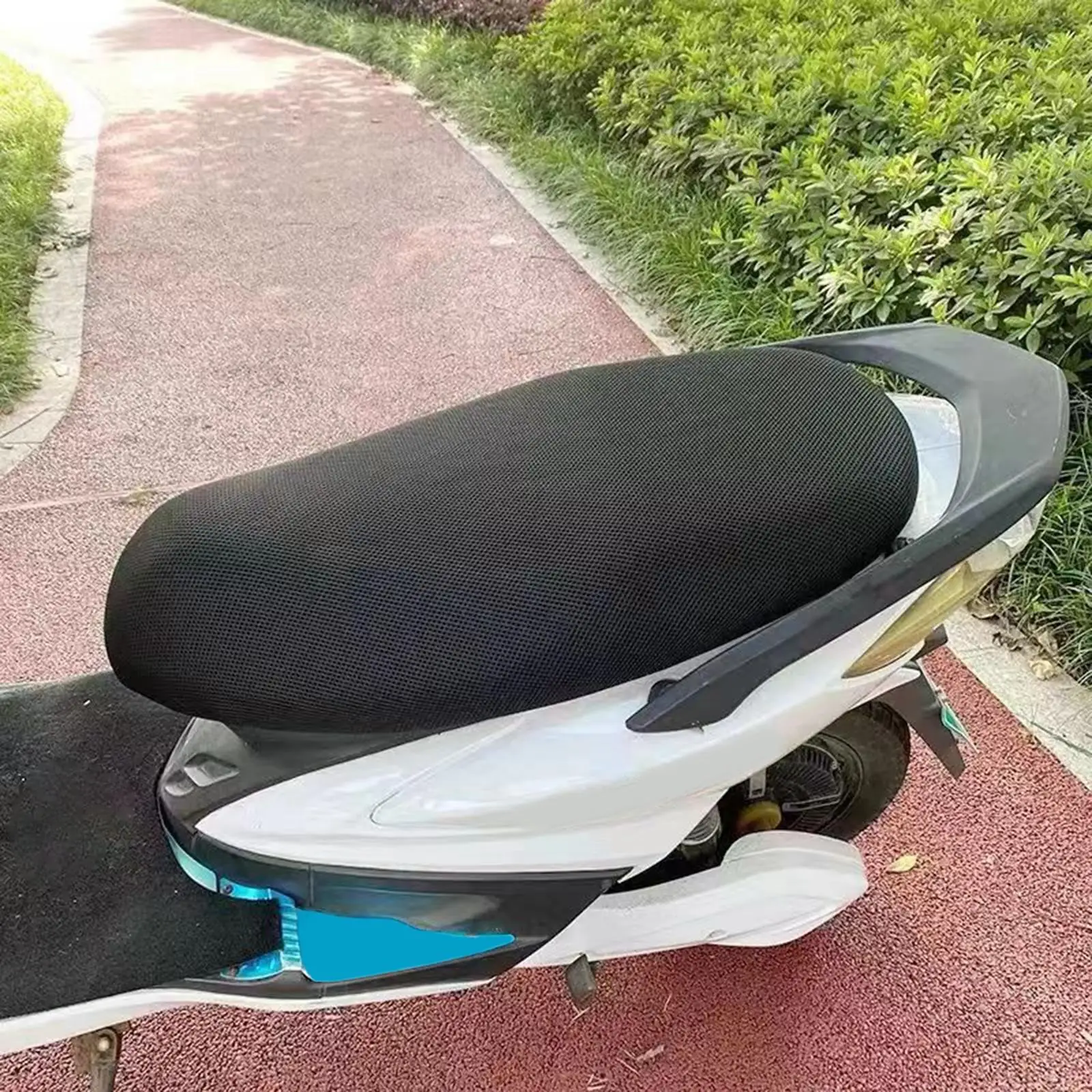 

Motorcycle Seat Cushion Cover Elastic Flexible Breathable for Motorbike