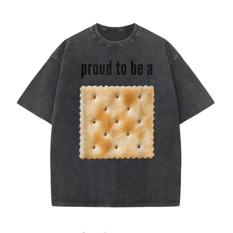 

Новая забавная и милая футболка унисекс с коротким рукавом и принтом, выполненным методом прямой печати, в стиле ретро, с эффектом потертости, 2026 года