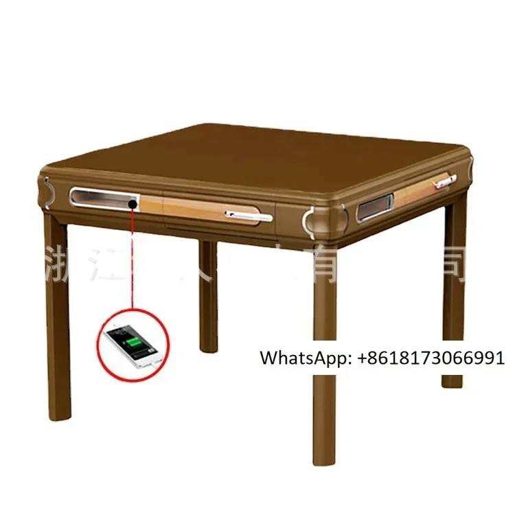 Non push card roller coaster, fully automatic mahjong machine, oblique mouth card playing table dual-use