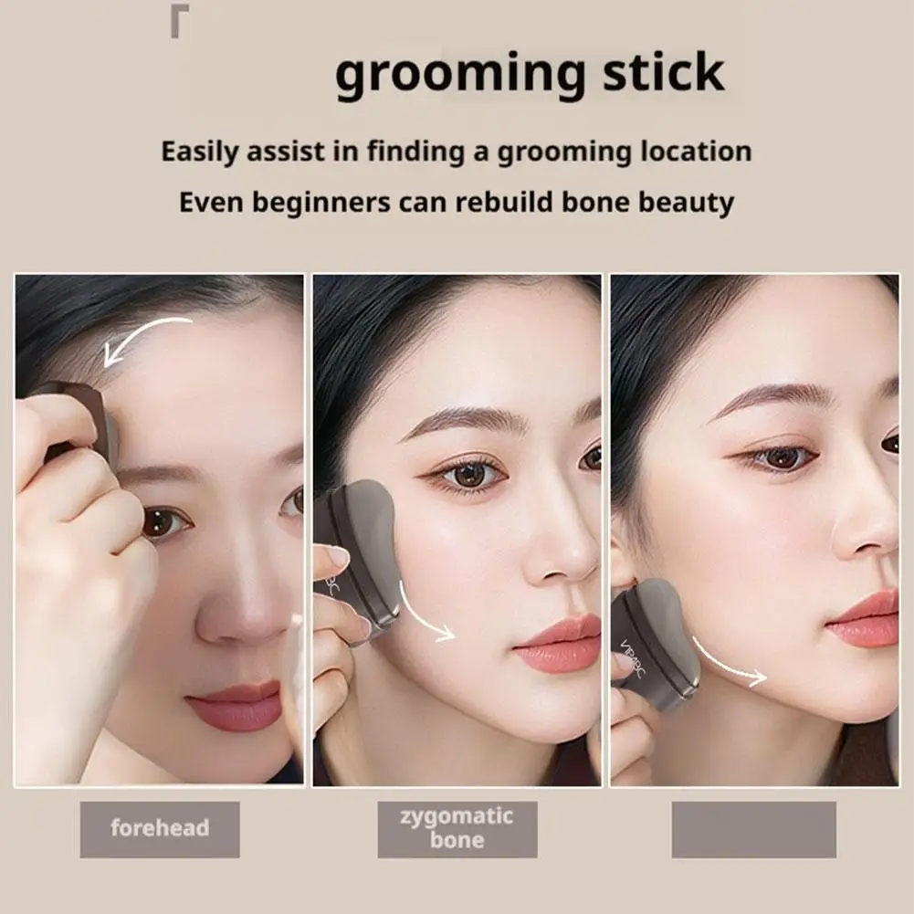1PCS Face Contour Stick Bone Structure Design Easy Blend Contouring Makeup For Beginners Natural Shadow Slim Face Beauty Tool