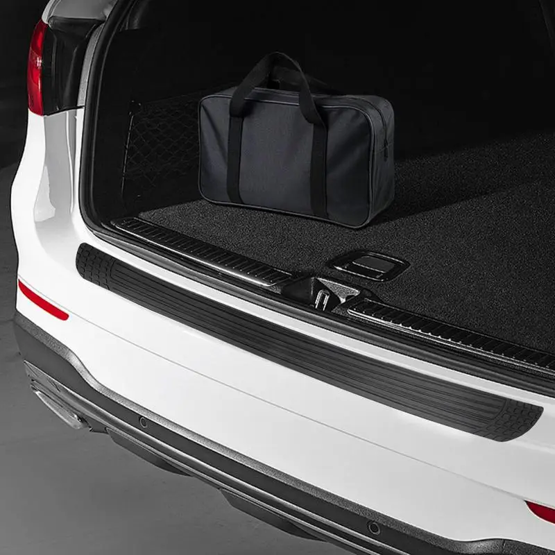 Rear Bumper Cover Trunk Door Sill Protector Cuttable Vehicle Bumper Protection Strip With Strong Adhesive Car Accessories For