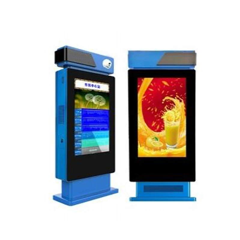 Outdoor Waterproof Digital Signage and Displays LCD Freestanding Bus Station Advertising Billboard Screen Touch Kiosk SDK