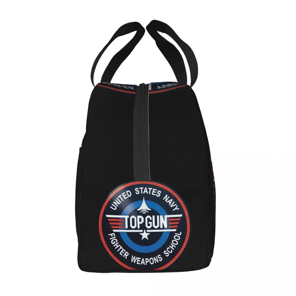 Air Force Fighter Jets Top Gun Lunch Bag Tom Cruise Maverick Film Thermal Cooler Insulated Lunch Box for Women Kids Food Bags