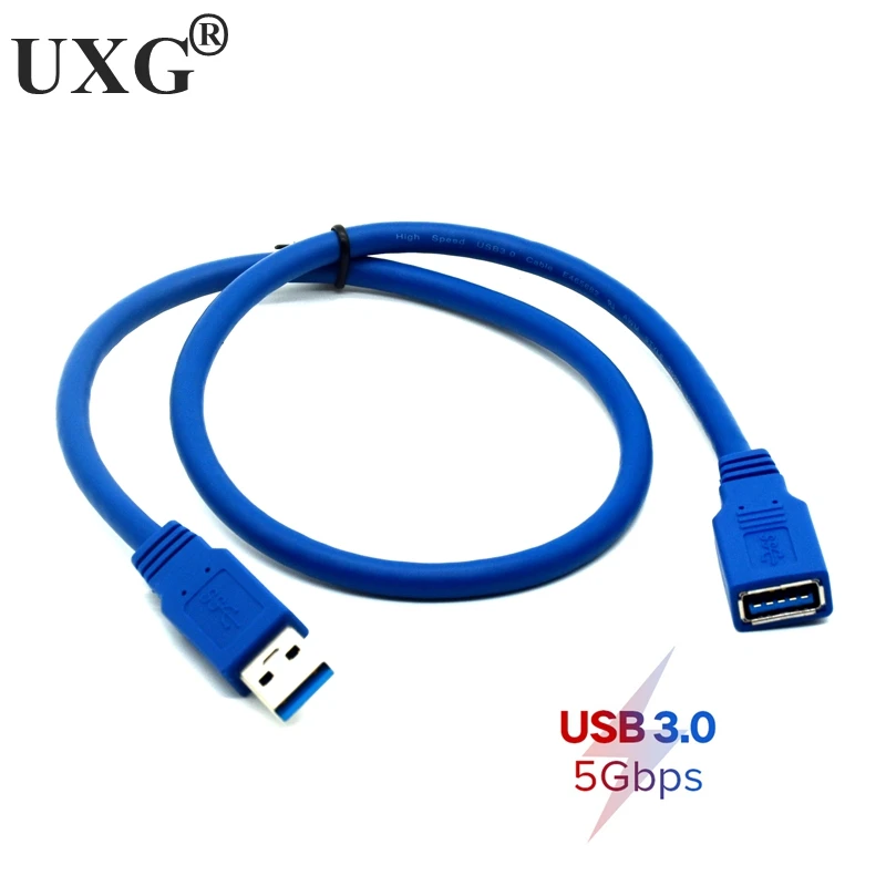 

Standard 5Gbps Super Speed USB 3.0 A male to A Female Extension Cable 0.3m 0.6m 1m 1.5m 3m Blue