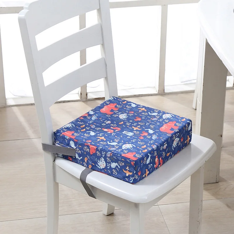 

Children's High Chair Cushion Baby Chair for Eating Baby Chair Square Heightened Thicker Seat Dining Feeding Chair Washable Seat