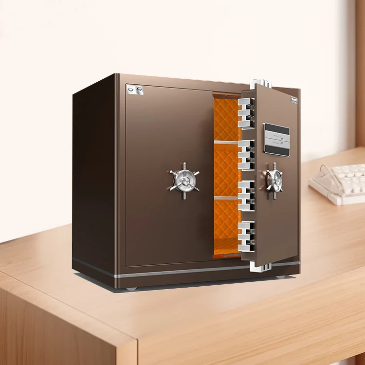 

Smart Safe Deposit Box Fingerprint Money Jewelry Electronic Large Size Double Door Safes