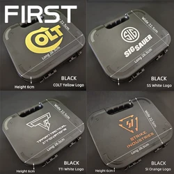 Nova tactical glock mala de segurança abs casca dura à prova de queda à prova dwaterproof água acessórios caça caixa de armazenamento caixa de ferramentas