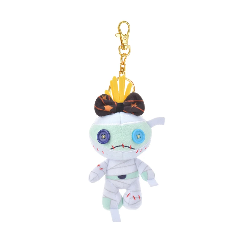 

Disney Lilo & Stitch Halloween Scrump Plush Keychain Cute Ghost Stuffed Doll Toy Gift