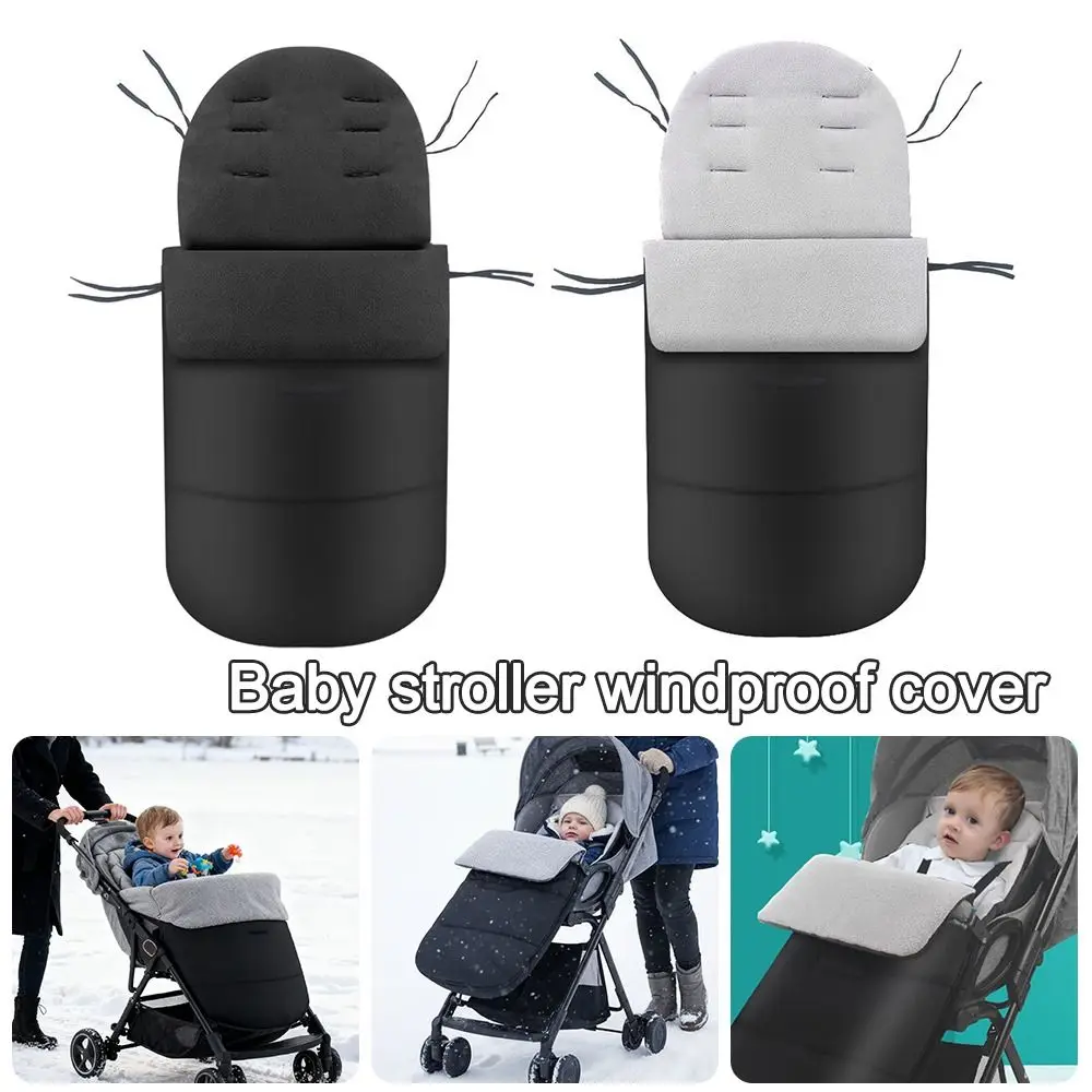 

NEW Removable Baby Stroller Cushion Windproof Warm Bunting Bag Thicken Pushchair Seat Mat Baby Stroller