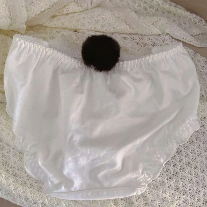 cosplay animale panda cartone animato da donna Anime reggiseno mutandine senza fili pelosi giapponese in