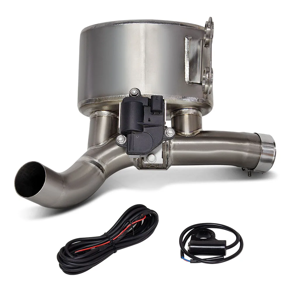 Motorcycle Exhaust Pipe For BMW F750GS F850GS/ADV 2018-2023 F800GS F900GS/Adventure 50MM Mid Tube with Electric Controlled Valve