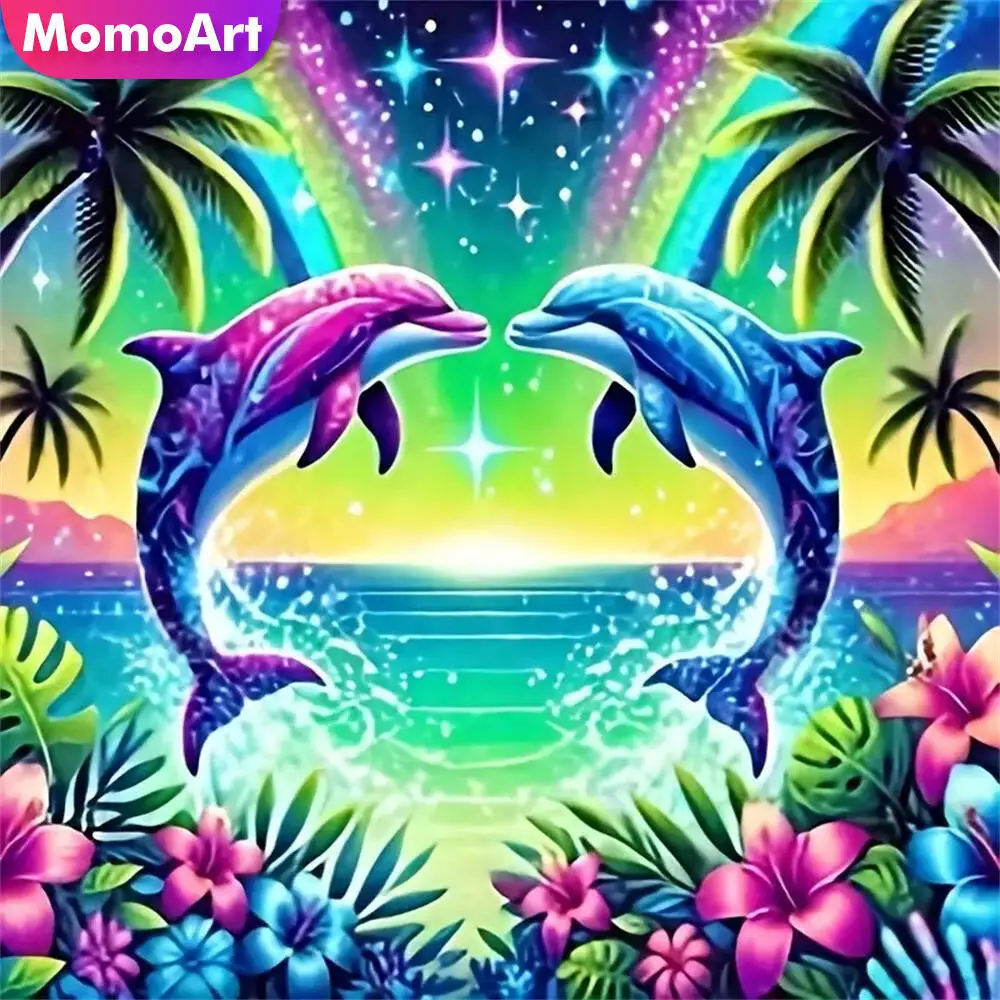 Momoart Bär Diamant Mosaik Tier voller Runde Diamant Malerei Mond Stickerei neue Ankunft handgemachte Hobby