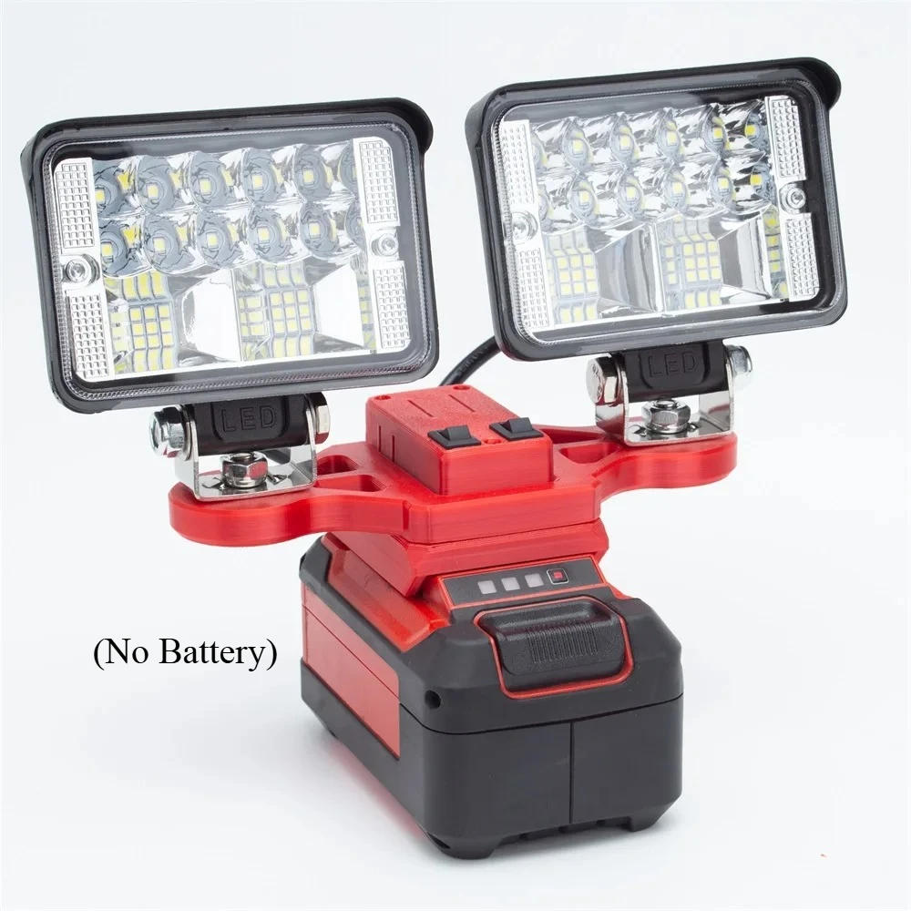 

LED Working Light Spotlight Portable Lamp Lantern w/USB C-Type For ozito Lithium Battery Lanter (No Battery)