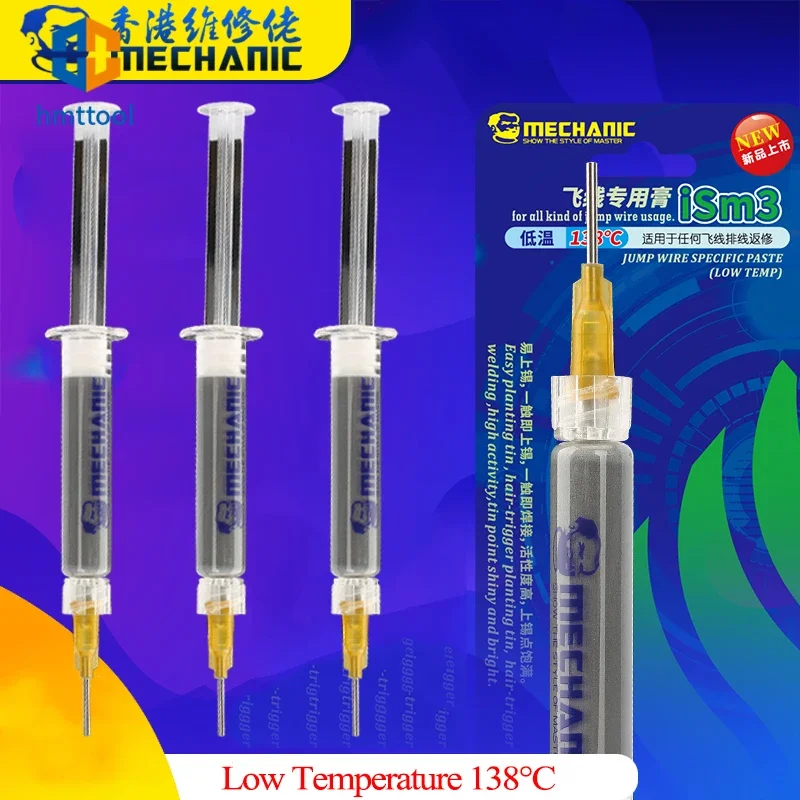 Mechanic Ism3/Ism5 Jump Wire Specific Solder Tin Paste Low Temperature Soldering Flux for IPhone Fingerprint Repair Tools