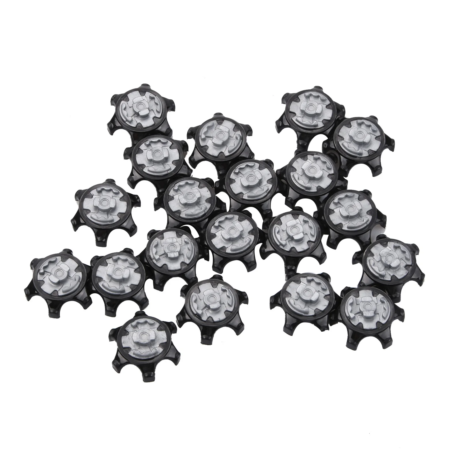 Juego de 20 Clavos de Plástico para Zapatos de Golf, de Fijación Rápida, para Adida Champ, 2.5x1.2cm, Ultrafinos, Duraderos, Repuesto