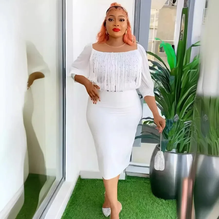 

Customized African Dresses for Women 2025 Elegant Summer Africa Clothing Plus Size Wedding Party Long Dress Dashiki Ankara Outf