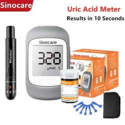 Sinocare UA-I Uric Acid Monitor Lancet Test Strips Household Uric Acid Meter used to Gout Tester Device