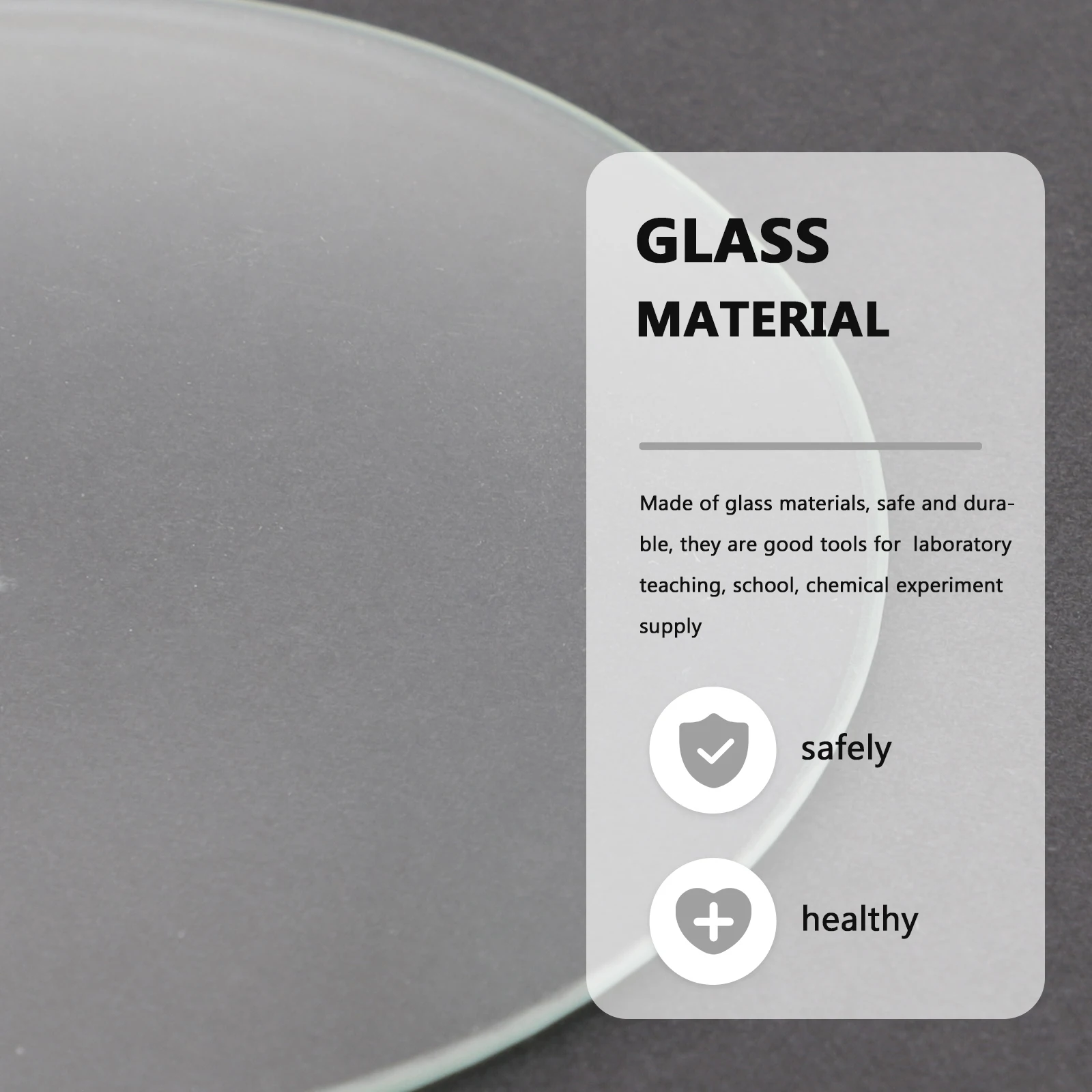 

High Temperature Resistant Glass Surface Dish Watch Glasses with Cover Transparent