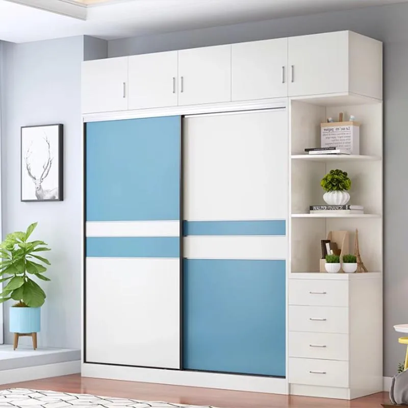 

Elegant Organiser Wardrobes Sliding Doors Storage Home Luxury Bedroom Wardrobe Storage Wooden Garderobe House Accessories