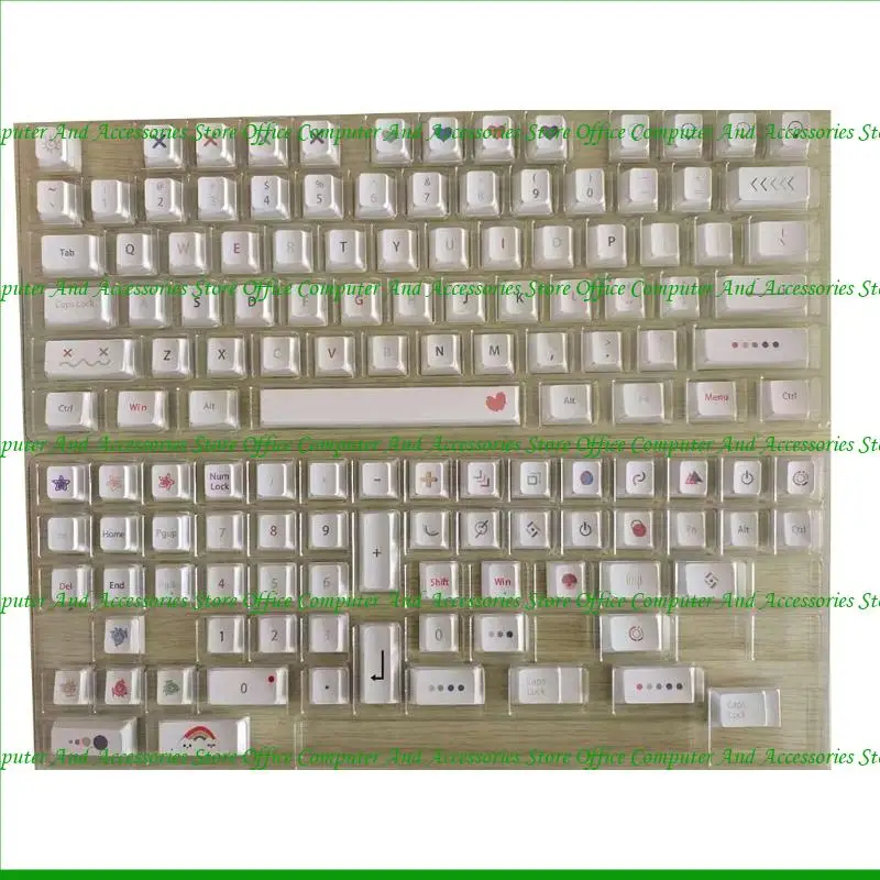 

U55C 134 Keys Keycap Dye Sublimation Cherry Profile for Mechanical Keyboard Keycap