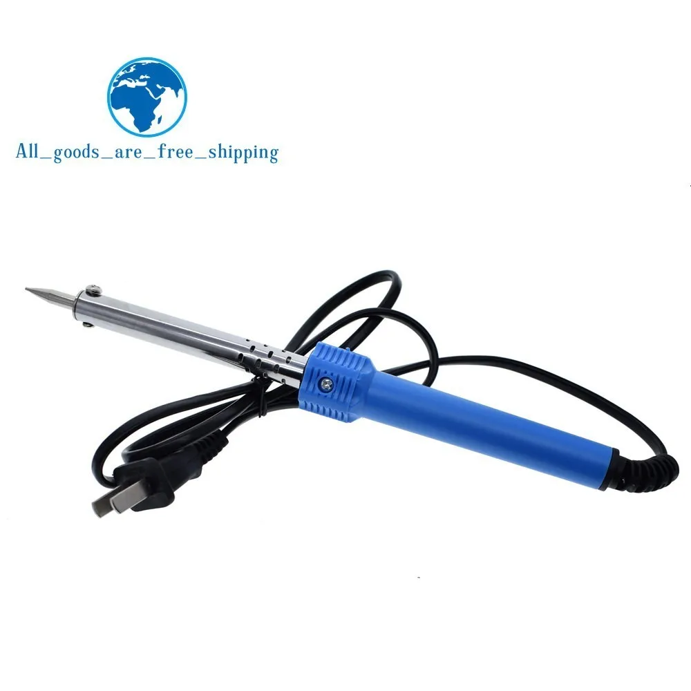 TZT  220V Electric Soldering Iron External Heated Soldering Iron Hand Welding Solder Tool Kit  60W US  Plug