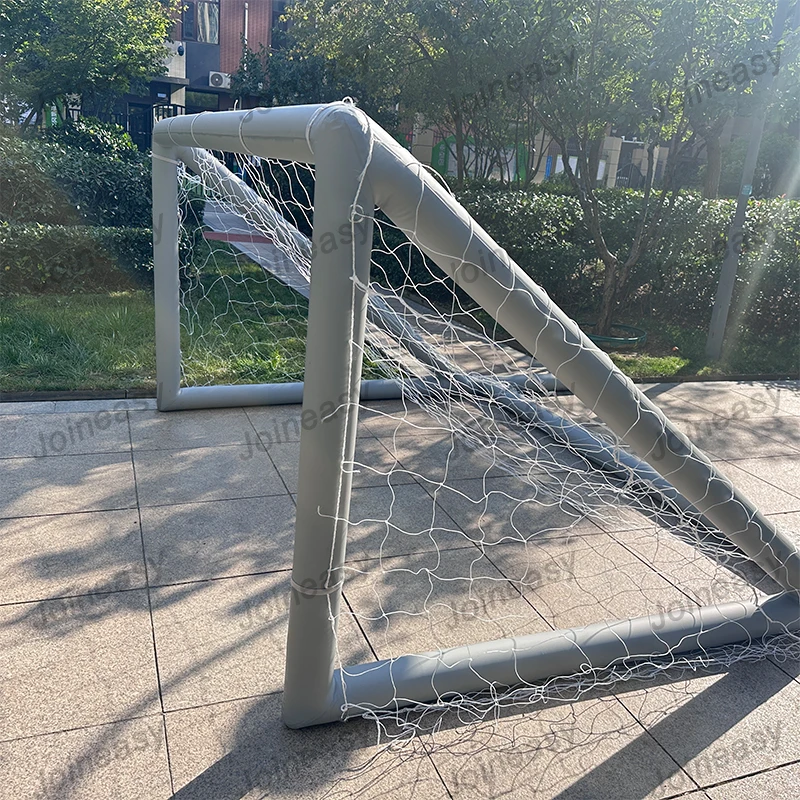 

250x200cm Inflatable Soccer Goal PE Material Grey Outdoor Training Equipment