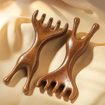 편안한 마사지 빗 헤드 마사지기, 고래 빗, 두피 긁기 마사지기, 바디 마사지 도구, 5 개의 이빨 빗, 신제품