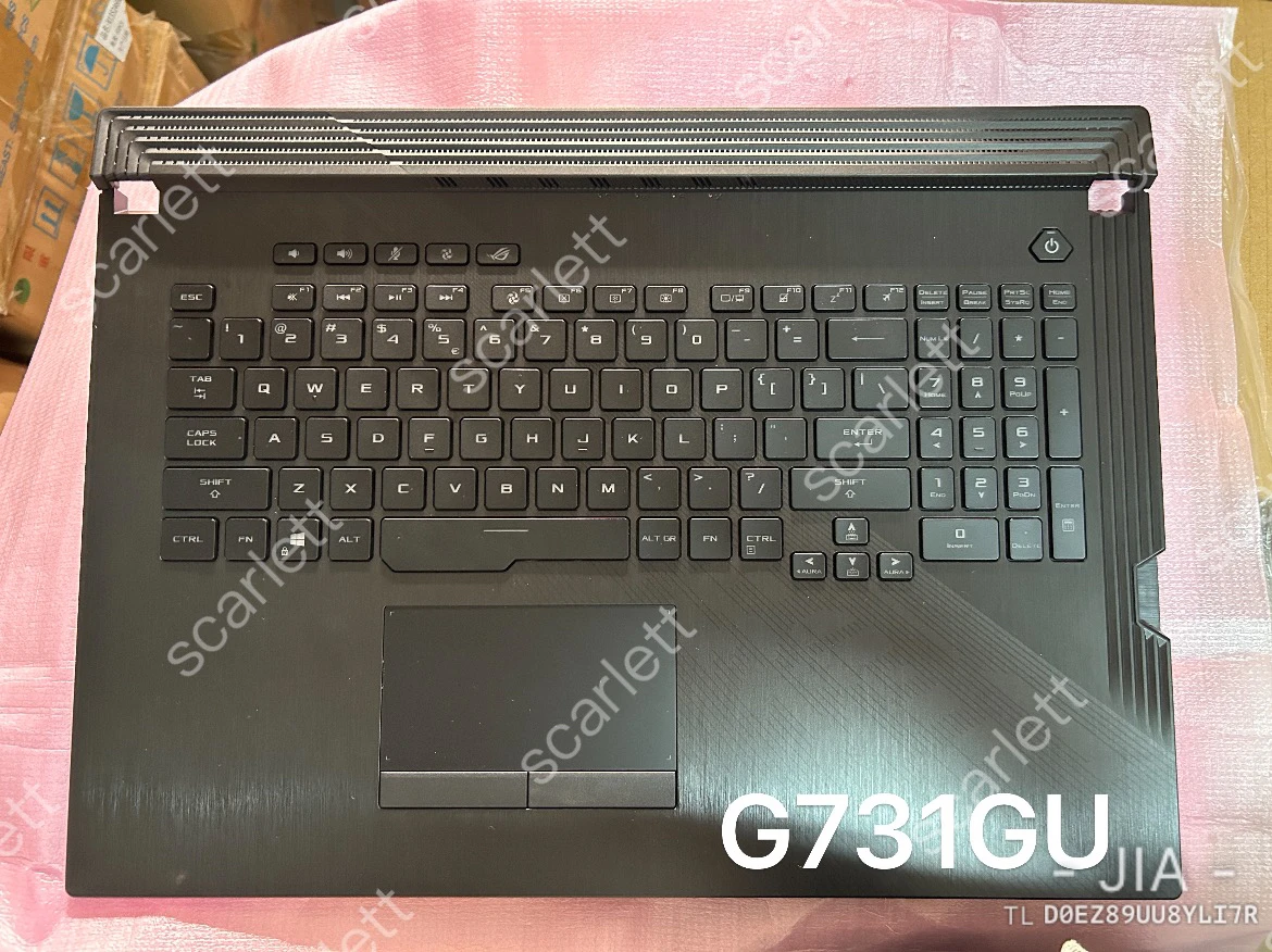 

New/org For ASUS PLUS 3 ROG G731 G731G GU S7D Palmrest US keyboard upper cover Touchpad