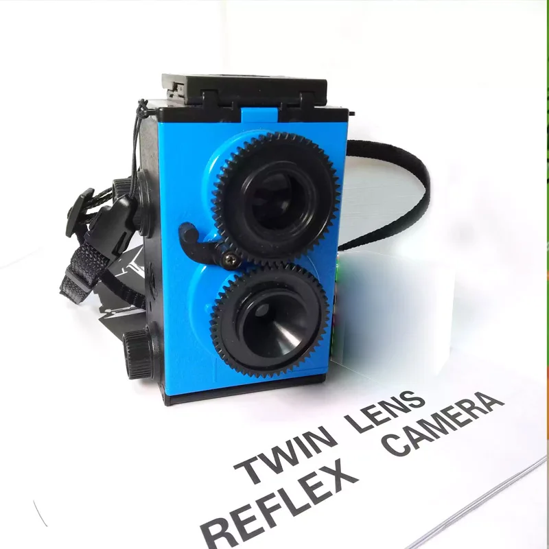 Fotocamera a Pellicola Doppia Lente da 35 Mm Fotocamera TLR retrò Classica per gli Appassionati di Fotografia Vintage Fotocamera a Pellicola Doppia Lente da 35 Mm Fotocamera TLR retrò Classica per gli Appassionati di Fotografia Vintage