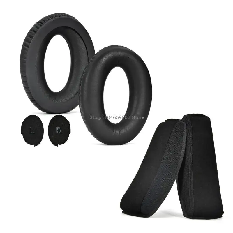 

Replacement Foam Ear Pad Cushions Cover Headband for Aviation Headphone Earmuff Headsets Sleeve