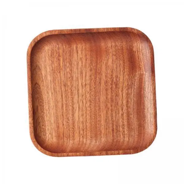 Ebony Wood Tray Multipurpose Serving Board Decorative Table Centerpiece for Tea Party Restaurant and Gift