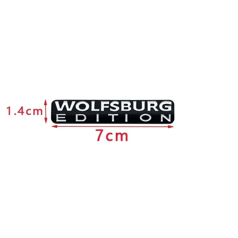 ملصق شعار صندوق السيارة الخلفي من WOLFSBURG EDITION لسيارة Volkswagen VW Golf Passat Jetta Touareg Tiguan Polo CC ملصق شارة جسم السيارة #3