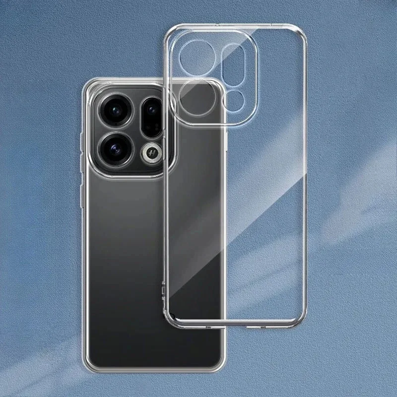 حافظة لهاتف OPPO Find X9 FindX9 X 9 FindX9Pro X9Pro Pro حافظة شفافة من البولي يوريثان الحراري غطاء ناعم من السيليكون السائل الواضح Carcase Coques