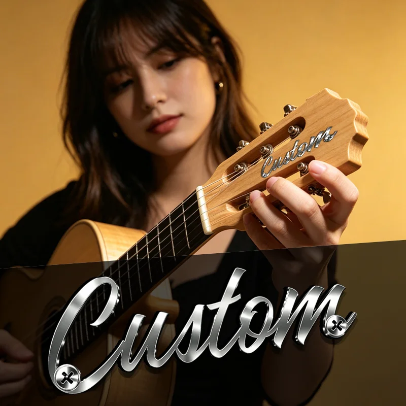 [Custom Item] Unique Font Nameplate, Guitar Decoration Nameplate, Headstock Nameplate, Music Lover's Collector's Item