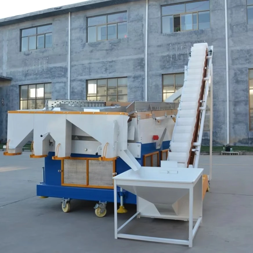 Seed Cleaning Machine / Grain Gravity Vibrating Separator