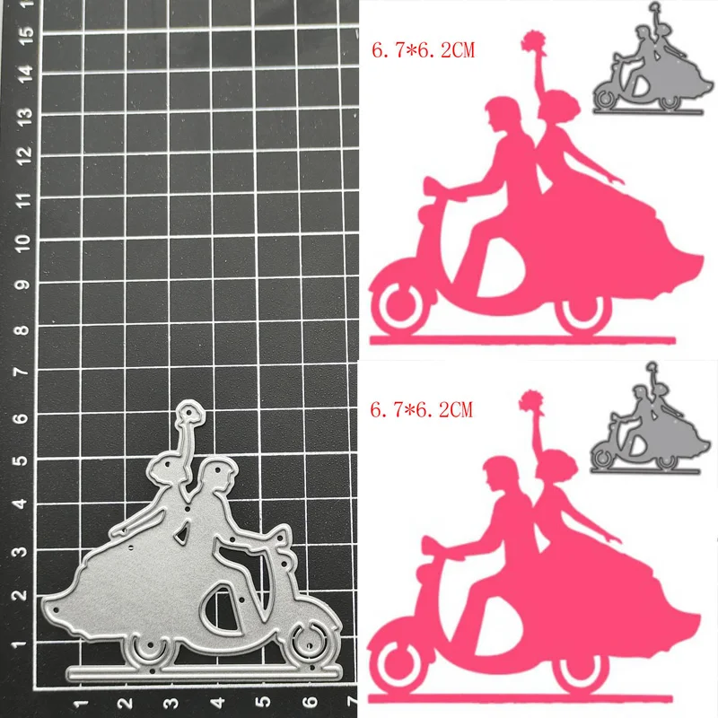 

Couples Child Baby Cutting Dies Cut Stencils Card Paper Craft DIY Template Metal Cutting Dies Album Embossing Scrapbooking