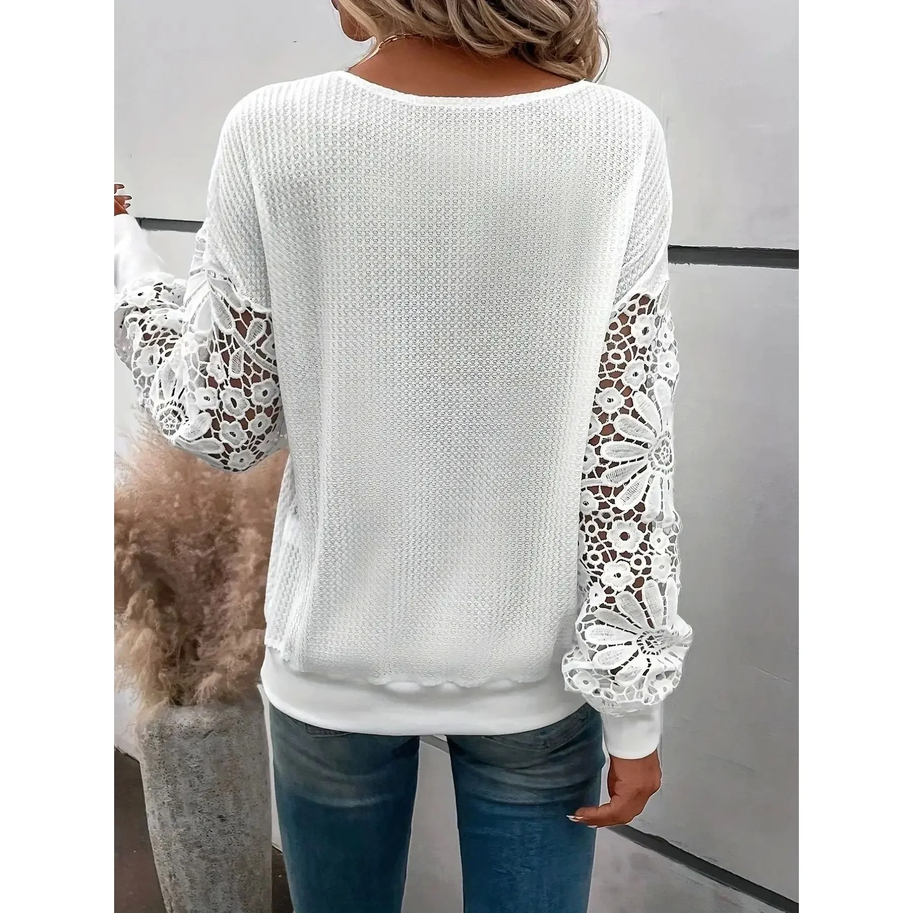 Cseta Casual Fena Plus Size com Decote em V, Ajuste Confortável, Top Faion para Todos os Tamanhos XL-5XL