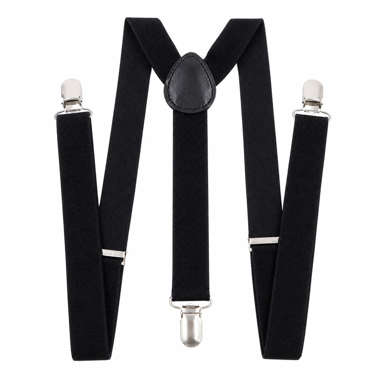 Elastic Y-Back Suspenders 2.5cm Widened Adjustable Braces for Men Women Jeans Suits Daily Casual and Vintage Streetwear Fashion