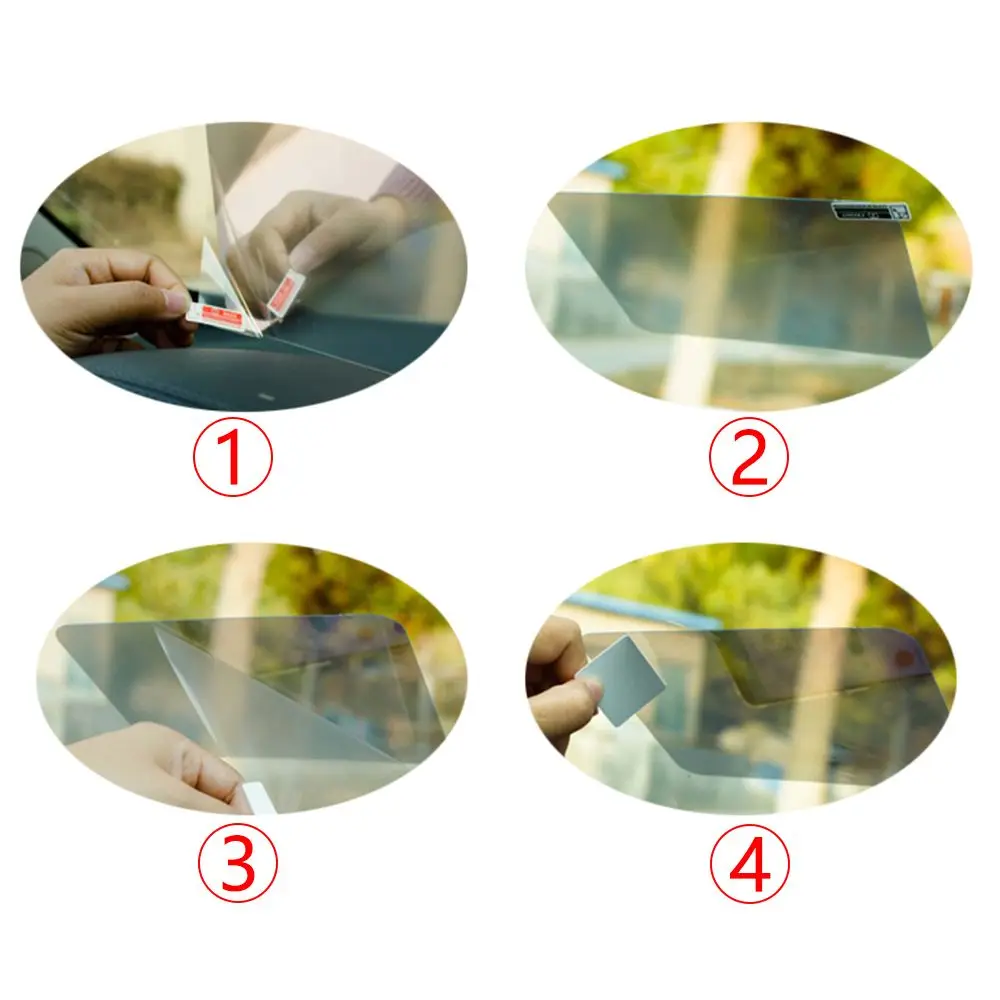 Auto Car Windshield Reflective Film For Head Up Display HUD Transparent Clear