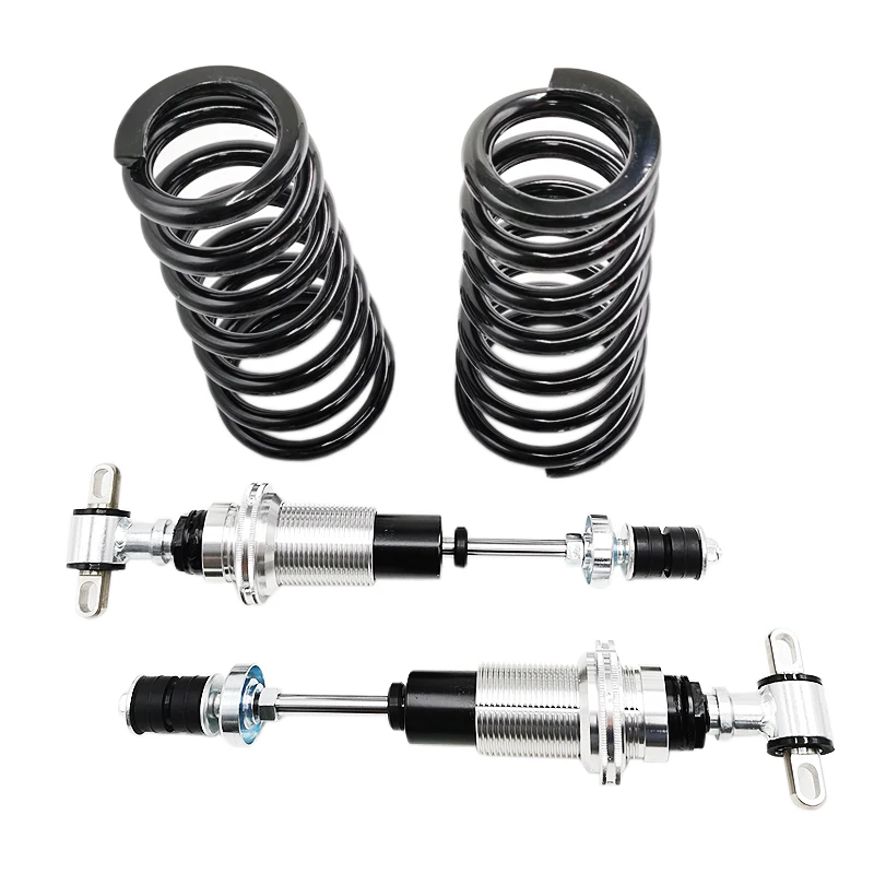 GM A F X G Body Adjustable Front Coilover Shocks SBC Small Block LS Springs 500lb 81/128