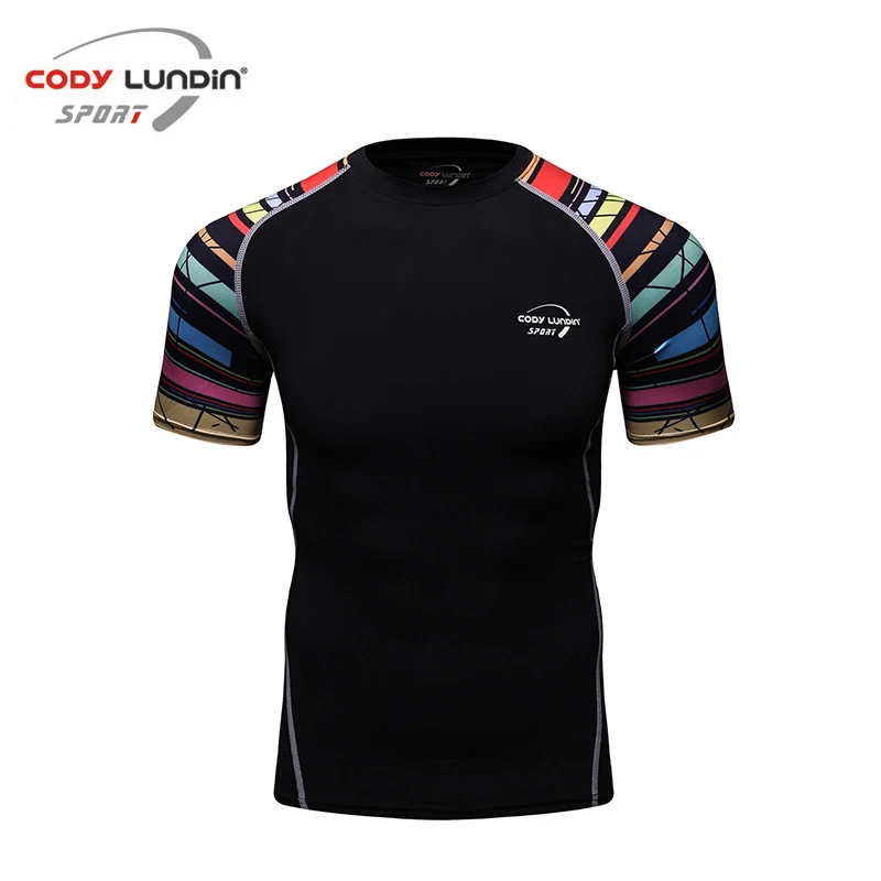 MMA BJJ Rashguard t-shirty wysypka straży dres Fitness koszulki bokserskie Muay Thai kompresja mężczyźni MMA Kickboxing sportowa koszulka