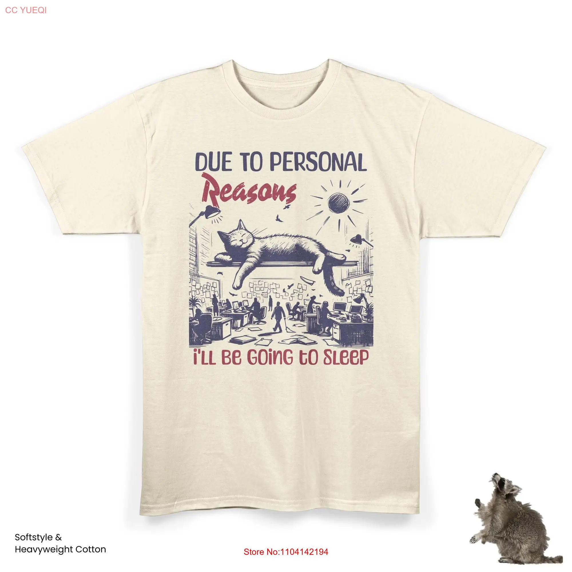 Due to Personal Reasons I'll be going Sleep T Shirt Funny Meme Sarcastic Retro Vintage for Friends 90s Memes