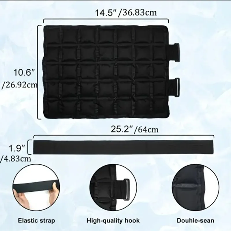 1 multi-cell black self-absorbent multi-functional hot compress ice pack Heating ice pack physiotherapy pain relief knee pads