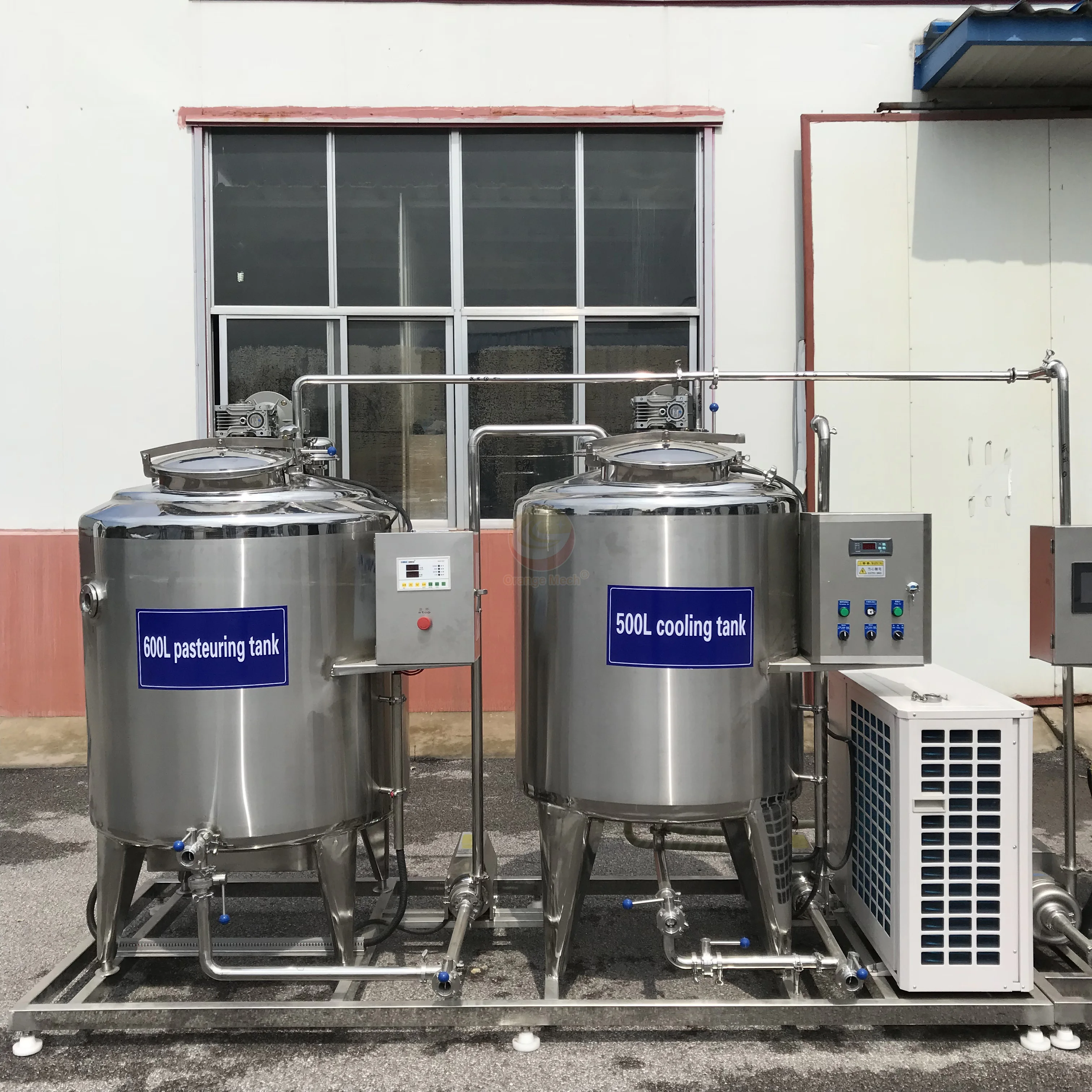 Automatic 100 Liter Pasteurizer Small Milk Process Plant Mini Fruit Juice Pasteurization Machine