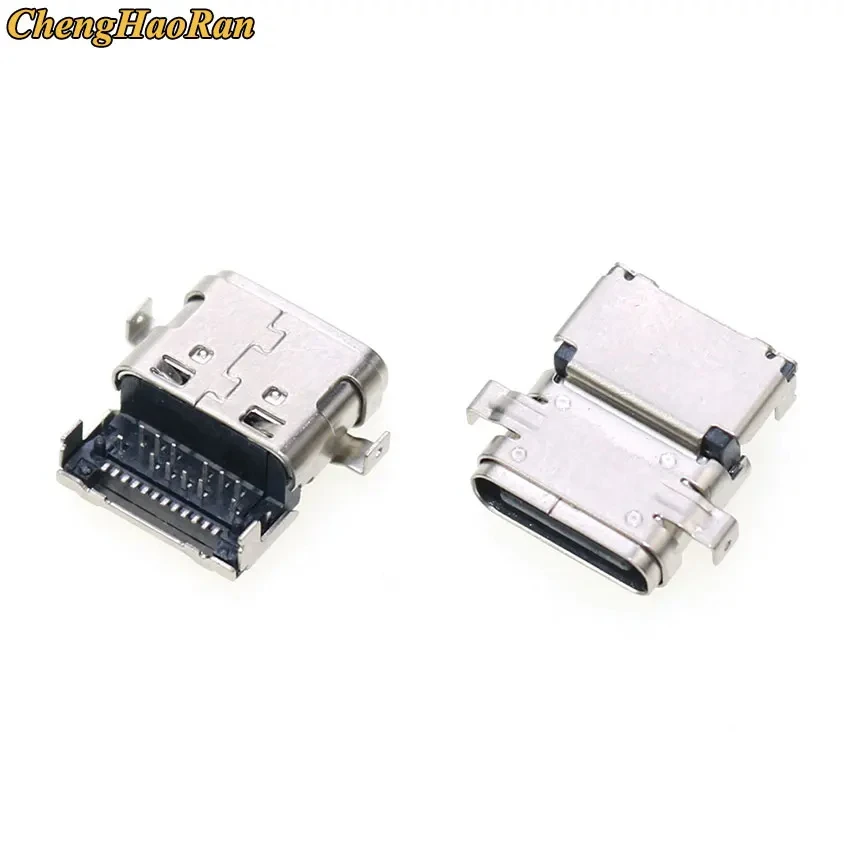 ChegnHaoRan 2 Stück für ASUS C423N C423NA USB C USB3.1 Typ-C USB-Ladeanschluss DC-Stromanschluss 24P Buchse USB – Detail 5