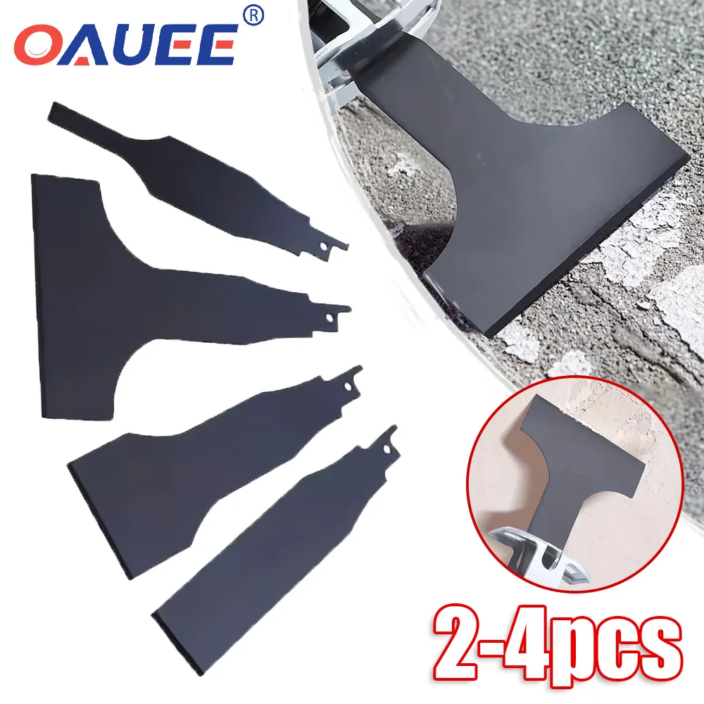 2-4pcs Scraper for Reciprocating Saws Blade Set Cleaning Shovel Removal Tile Floor Mud Cleaning Wall Putty Tool Chainsaw Blade