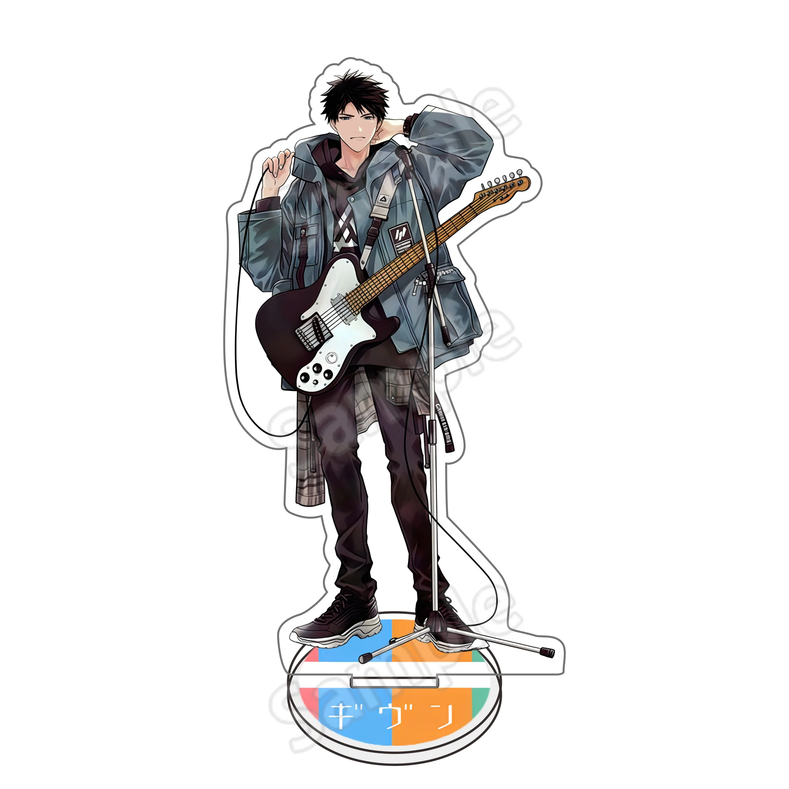 Given Satou Mafuyu Acrylic Stand Keychain, Anime Merch