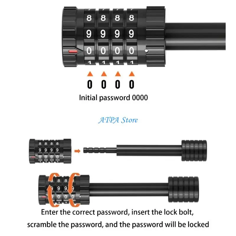 

U13C Reliable 5/8 Inch Trailer Security Device Easy To Install On Recreational Vehicles And Tow Vehicles