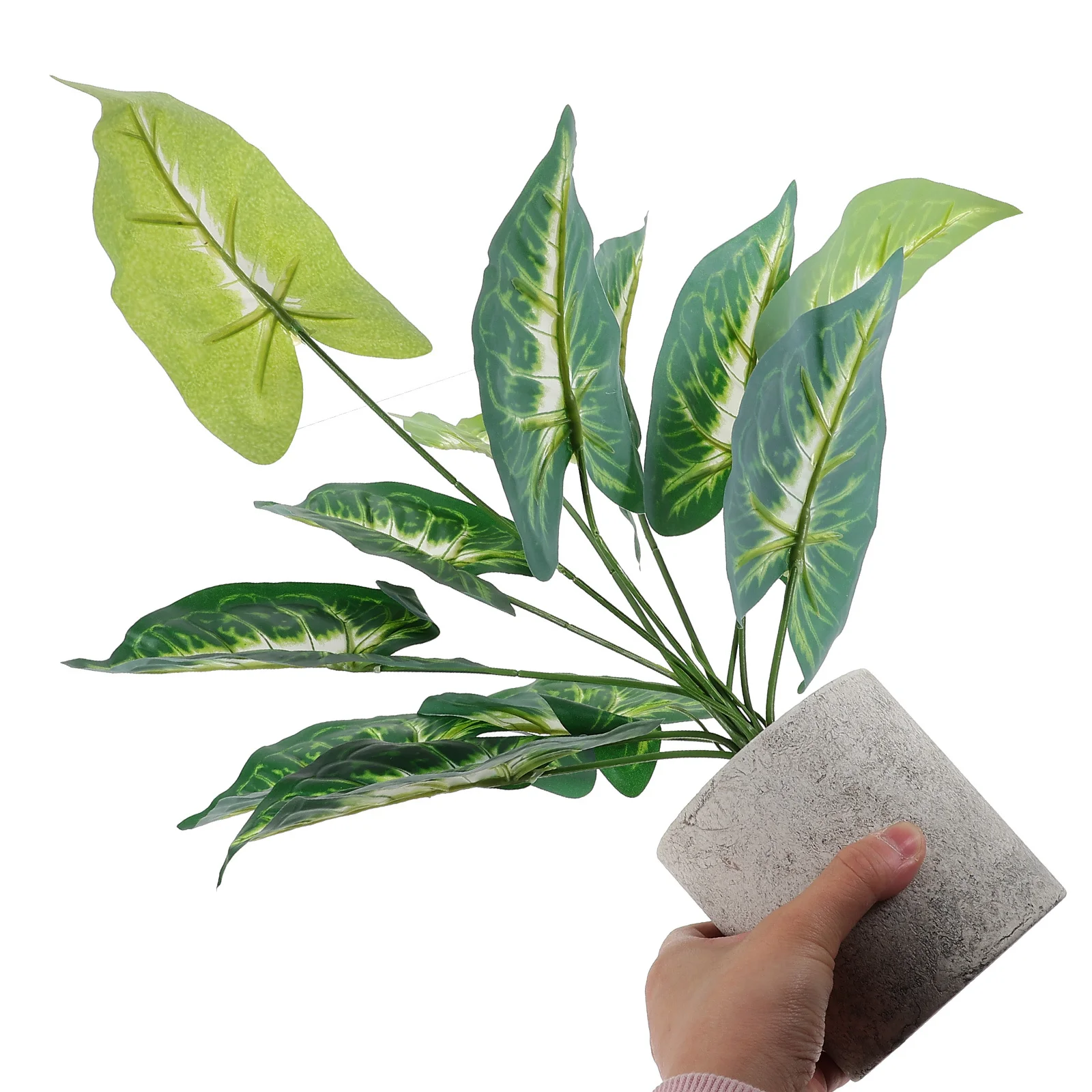 

Artificial Plant in Pot Faux Potted Plant Lifelike Appearance Fresh Comfortable Feeling Home Store Decoration