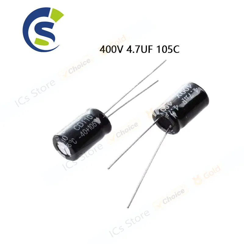 20Pcs 400V 4.7UF 10…